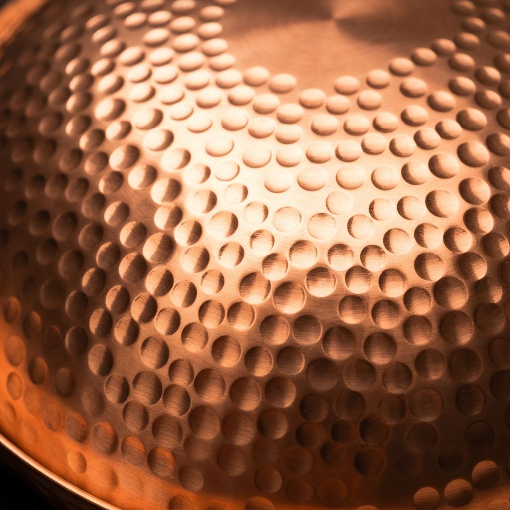 Hand-Hammered Copper Cookware Detail - Ruffoni Quality