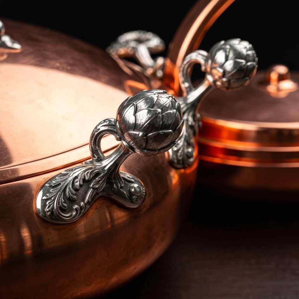 Ornate Silver-Plated Handles Detail - Ruffoni Signature Design