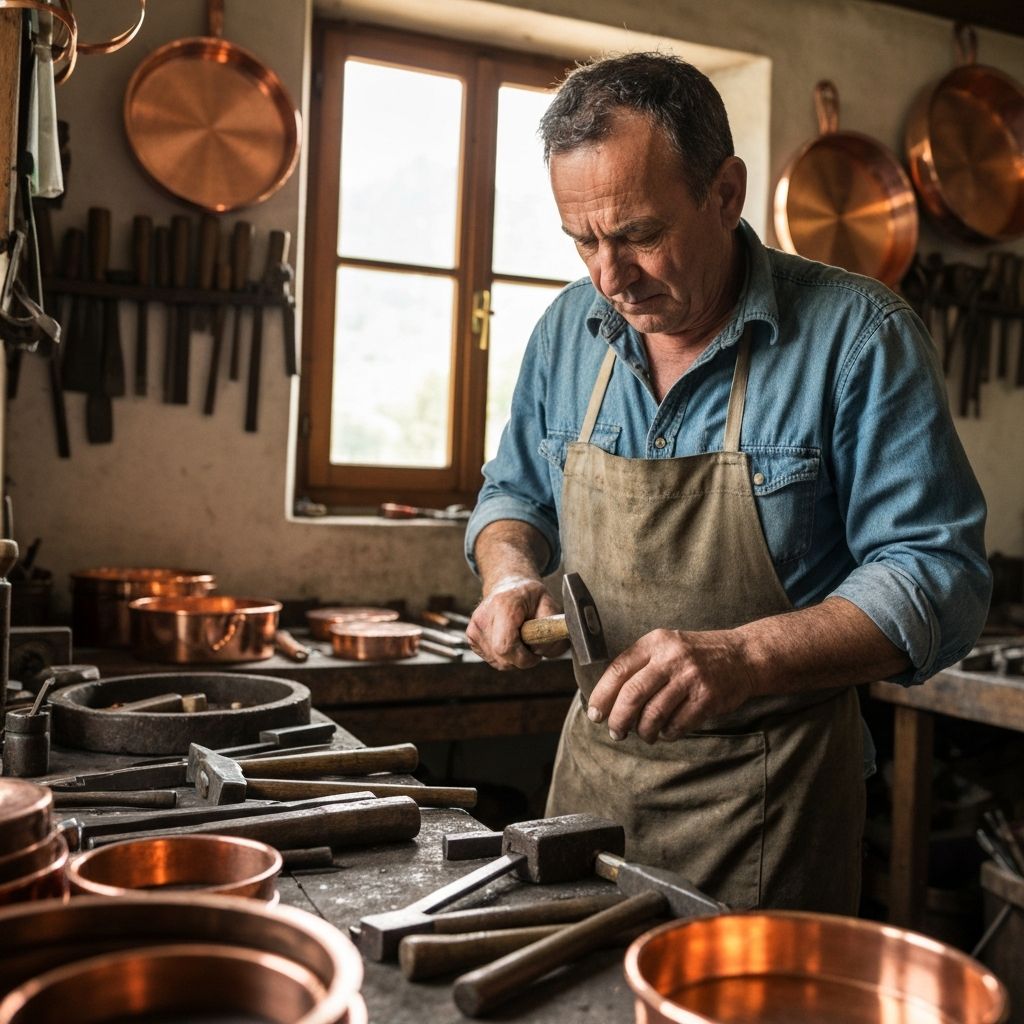 Ruffoni Artisan Craftsmanship - Hand-Hammered Copper Cookware